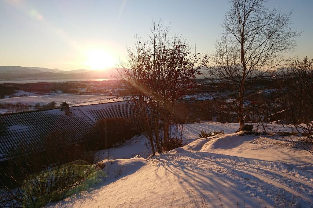 View in the wintertime