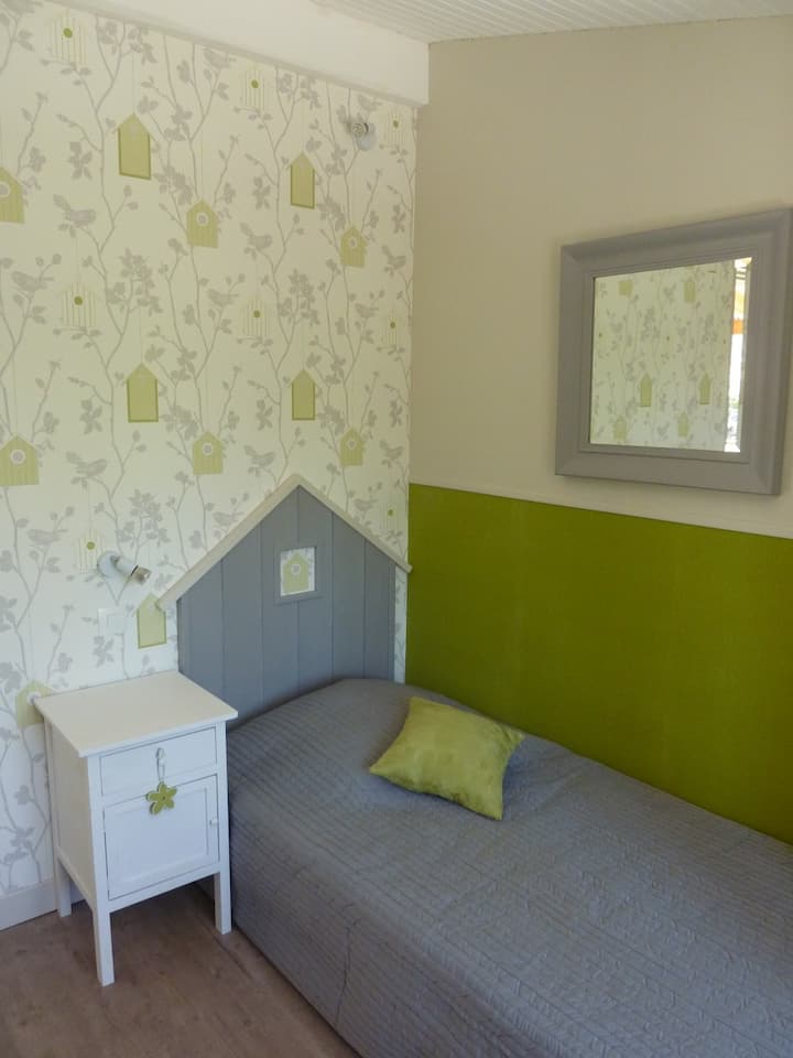 Habitaciones con dos camas individuales del Sauce