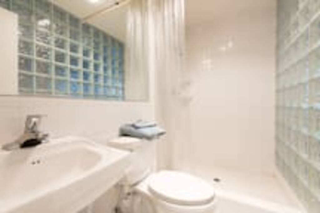Downstairs bathroom, shower only!