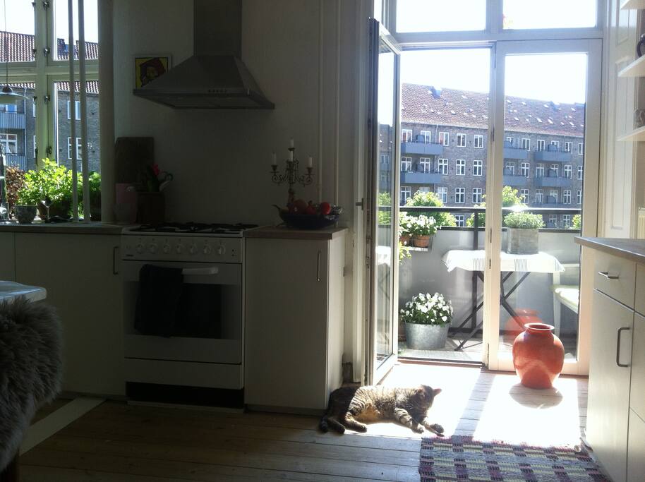 Kitchen with 2nd balcony