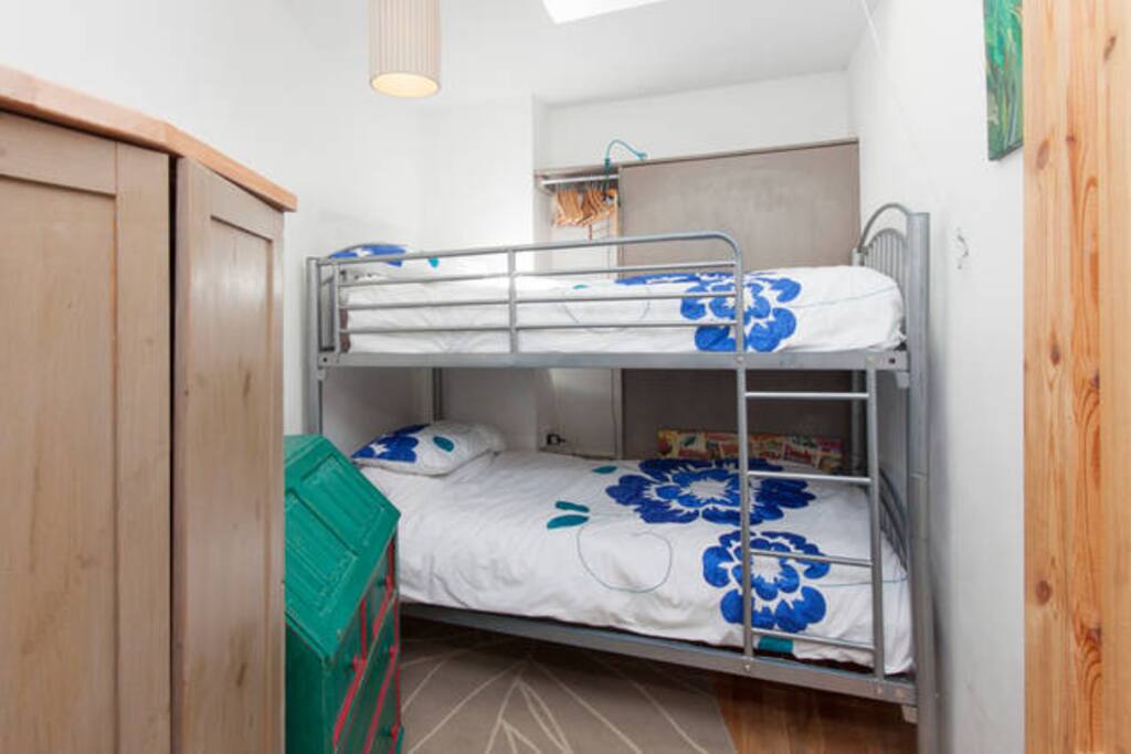 This room is often set up as a bunk bedded room.