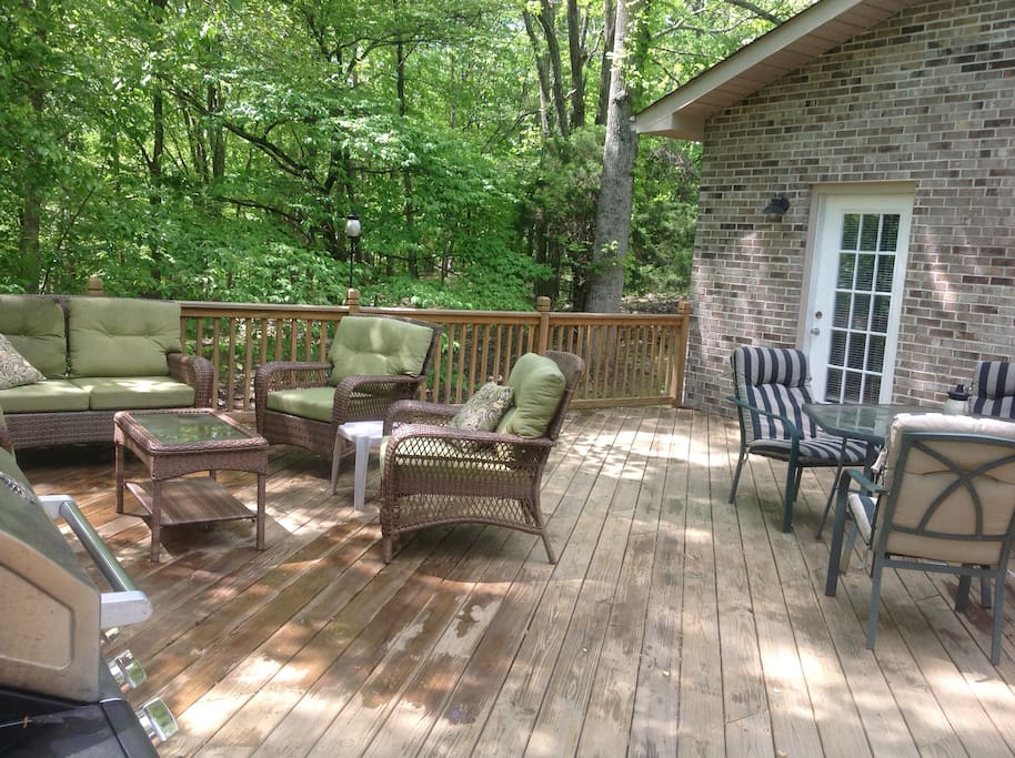 Large deck area