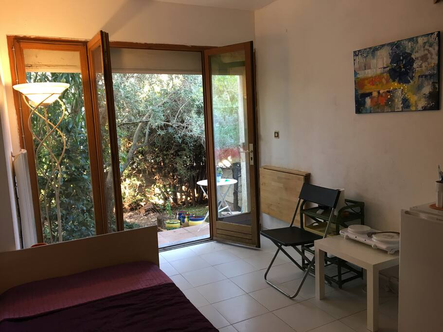 Chambre avec petite terrasse