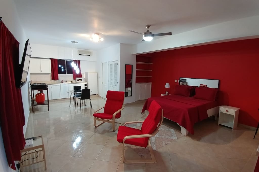 Open space Red Apartment