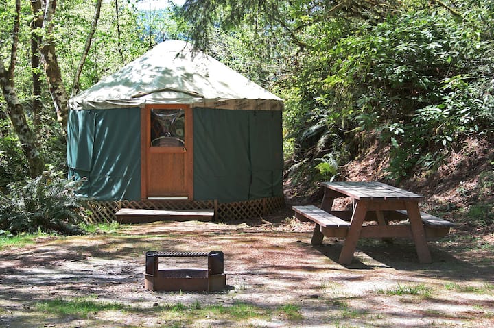 Yurts at Loon Lake Lodge