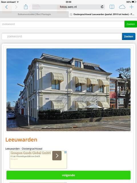 Townhouse (16 pers) a/d canal city center Leeuwarden