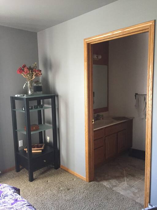 Private bathroom with shower