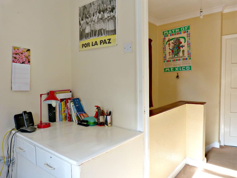 The room and the hall.