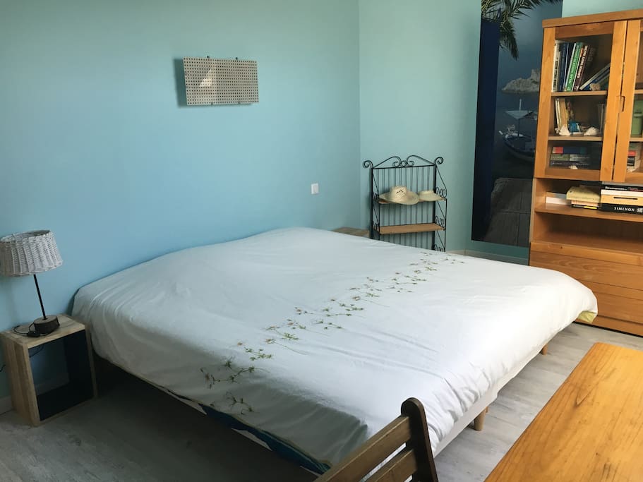 Chambre grand lit (180x200) ou 2 lits (90x200)