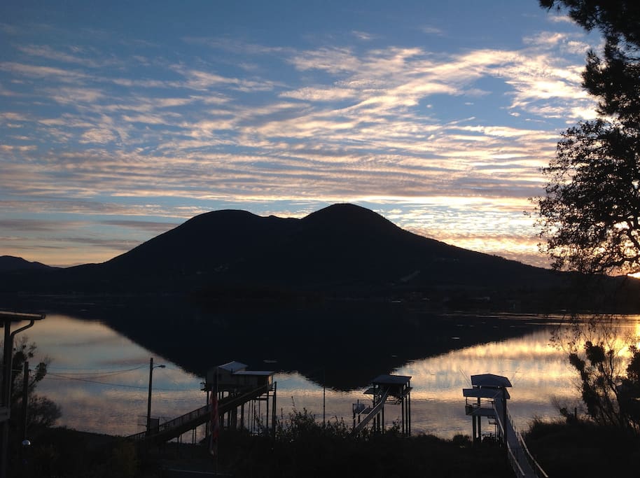 Mt. Konocti from the deck!