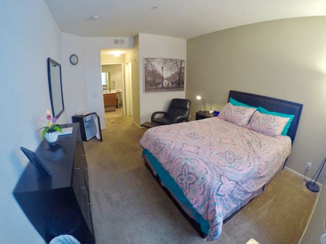 Private Master Room/Bath near Downtown LA. Netflix