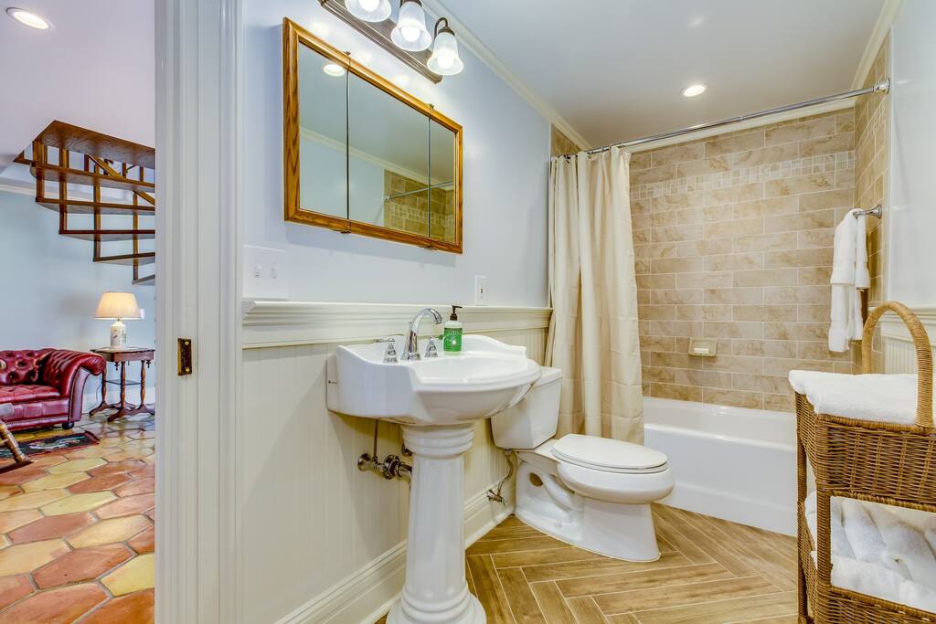 Brand new bathrooms