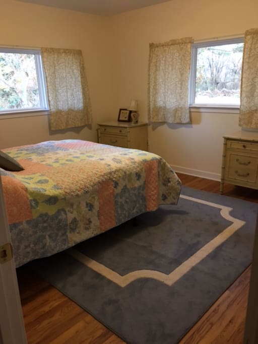 Newly-renovated and painted, brand new bed!