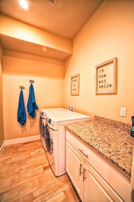 Top of the line Washer/Dryer on Site