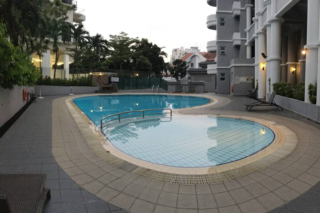 Take a swim here to decompress at the end of your day - we do!