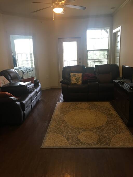 Comfortable living room, with reclining couches