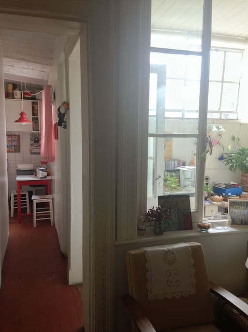 Living - Comedor con vista hacia la cocina