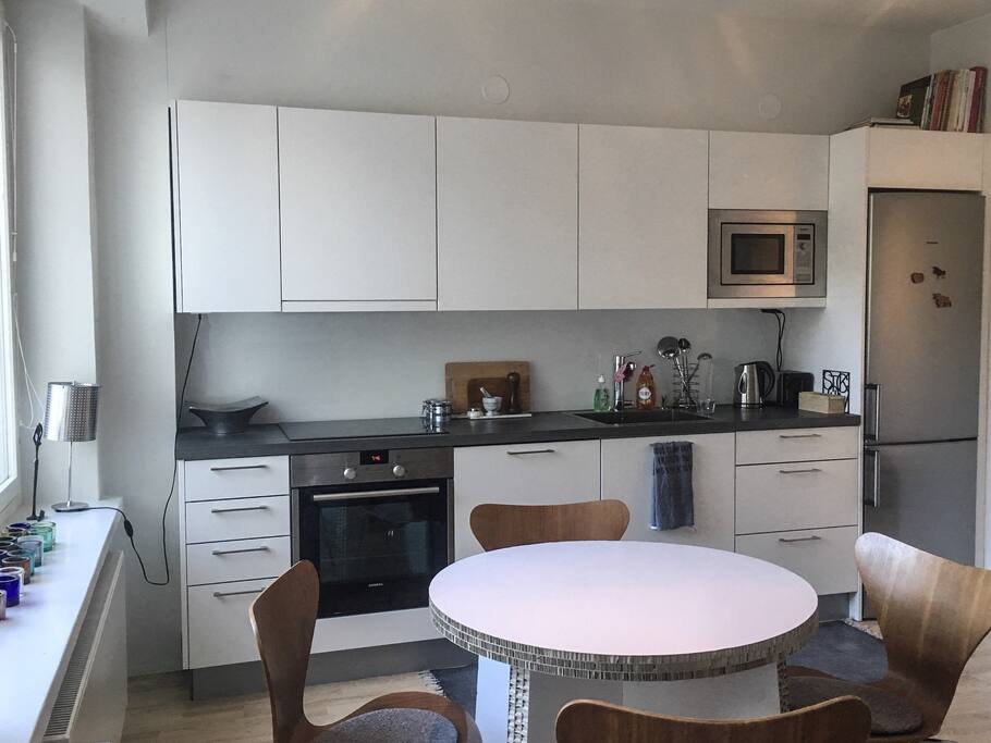 Open plan kitchen