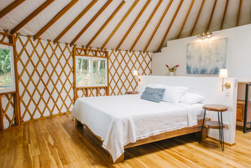 The Perch, a luxury yurt on the Costa Ballena cliffs, Dominical, Puntarenas, Costa Rica, photo 7 of 10