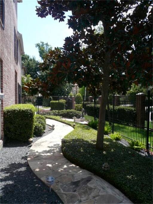 Private park walkway