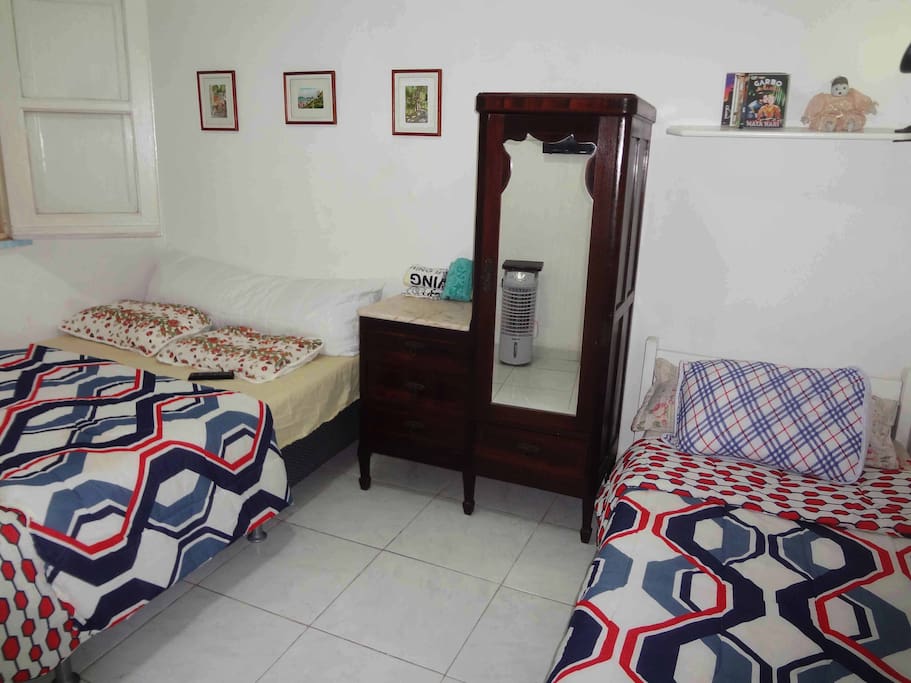 Cama de casal e solteiro
