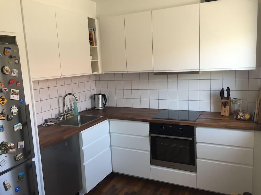 Brand new kitchen (installed in februar/march 2018).