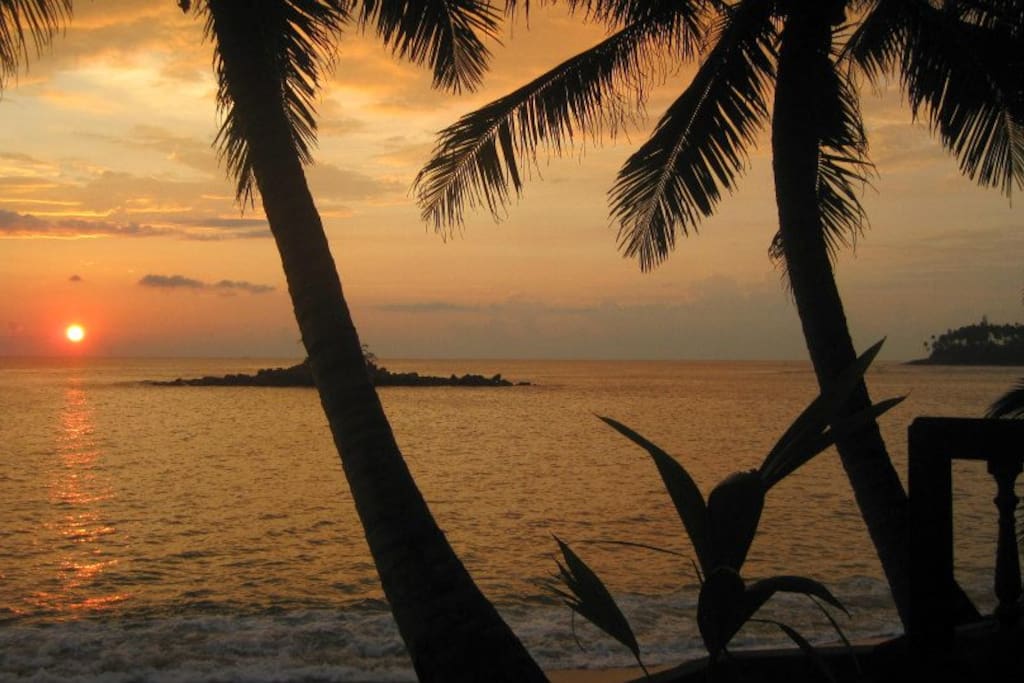 sundown/sea view