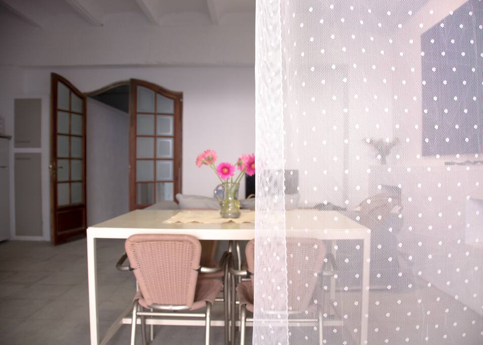 Comedor-Sala de estar (desde el patio)