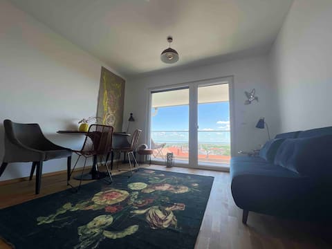 Cozy Lake view flat & Balcony in Mörbisch am See