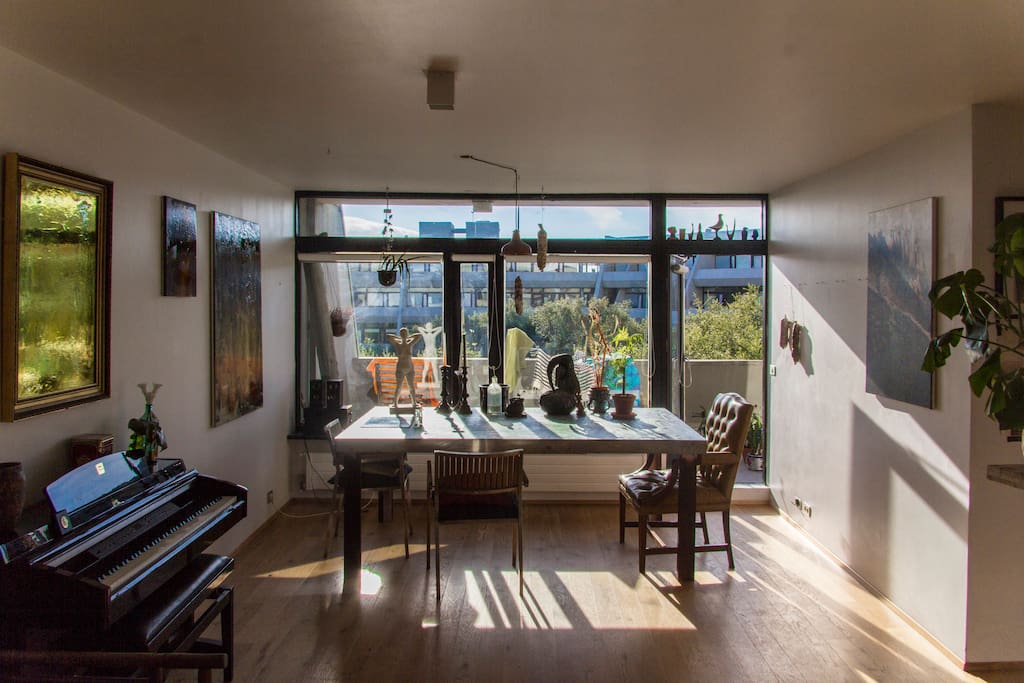 The living room on a summer afternoon. June 2016