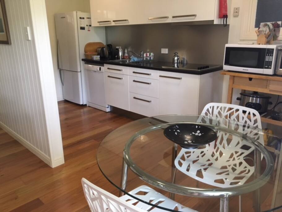 Kitchen and dining.