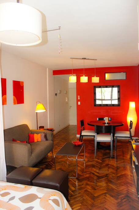 Living and dining area