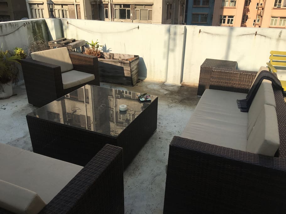 Private roof terrace