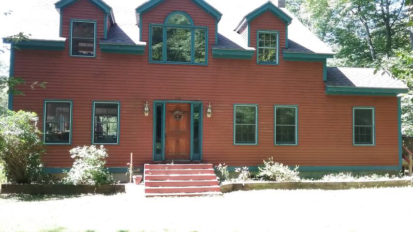 House in the Vermont woods.