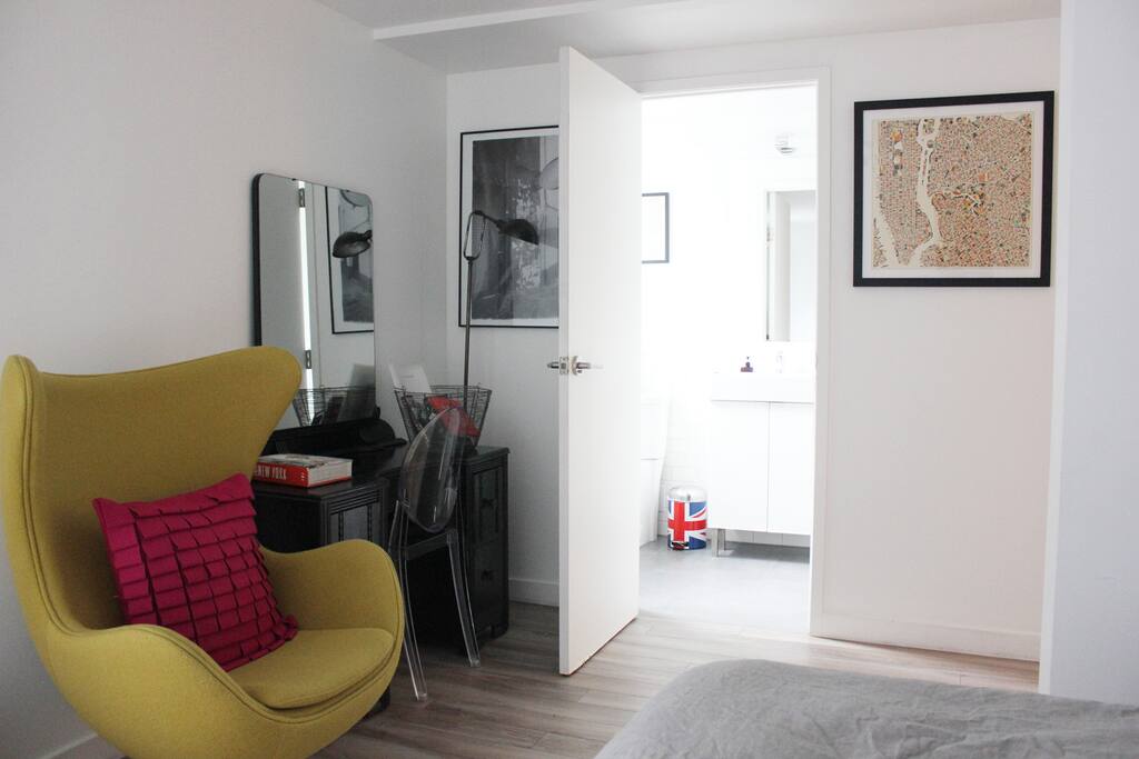 Bedroom into Ensuite