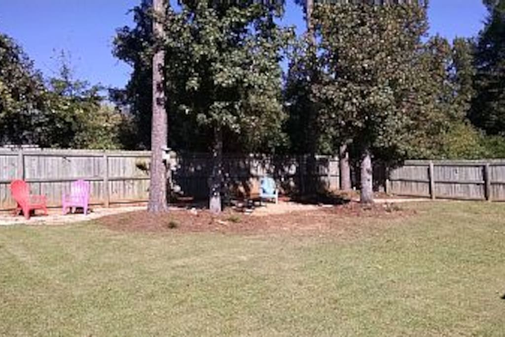 Fenced Backyard