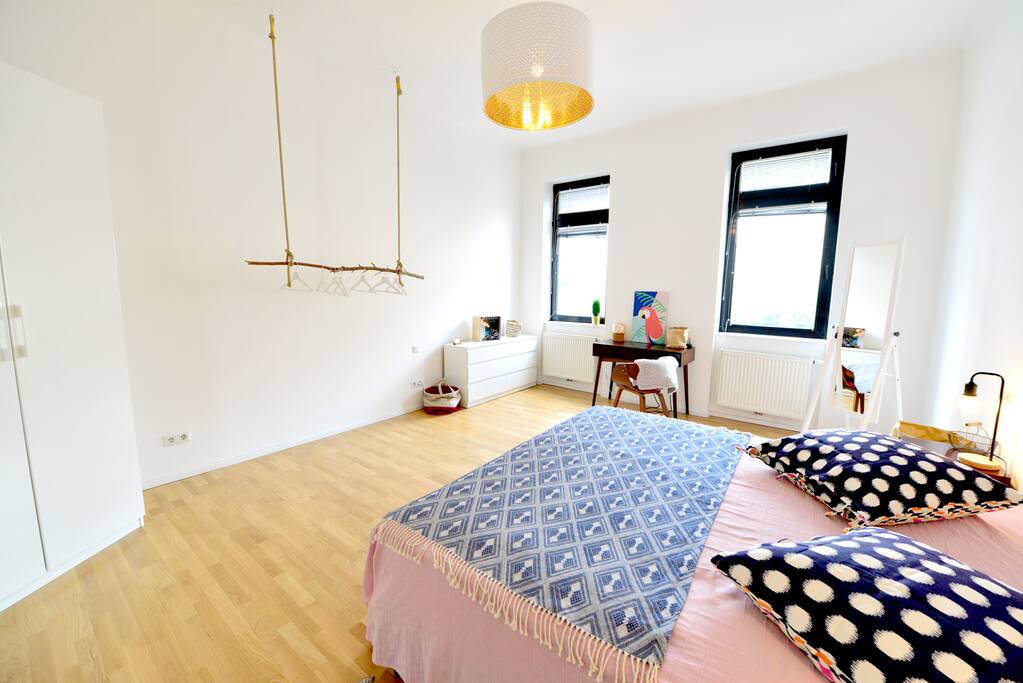 Spacious and bright room