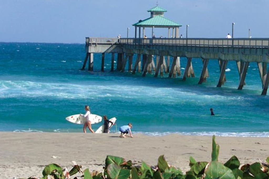 Pier a couple blocks away from Condo