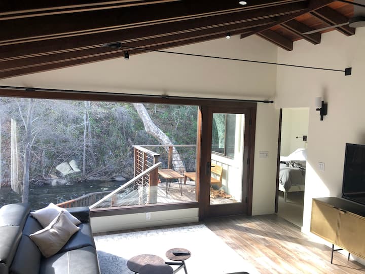 Carmel Valley Modern Escape w/ Private River Beach Houses for Rent in