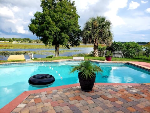 Beautiful lake view house