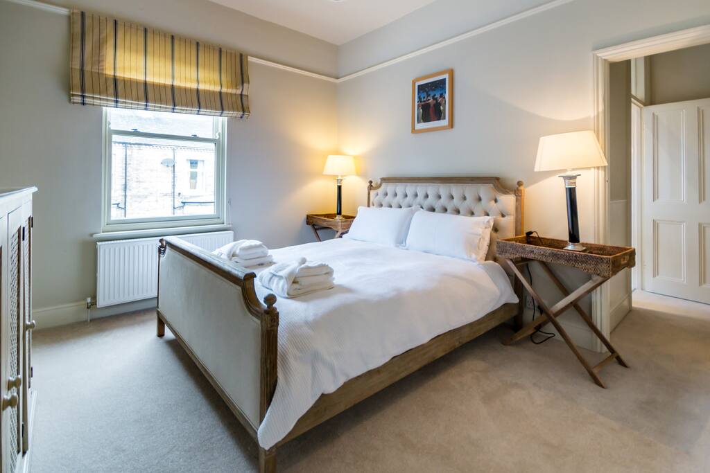 Large Master Bedroom with Flat Screen TV