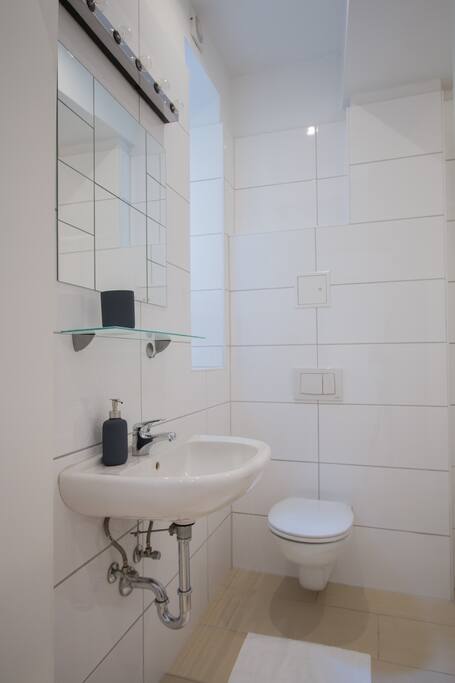 Bathroom with shower & toilet