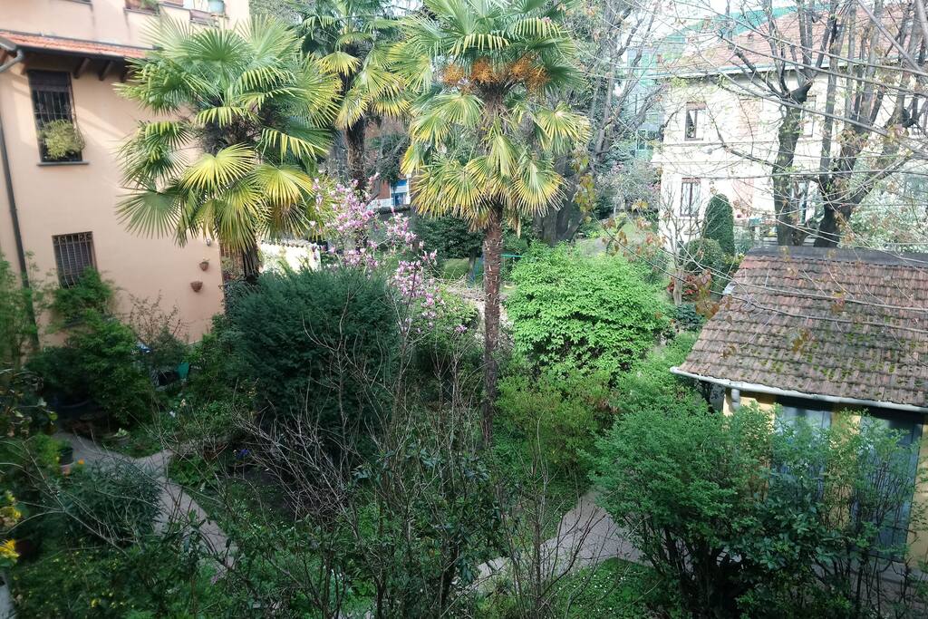 Cortile condominiale