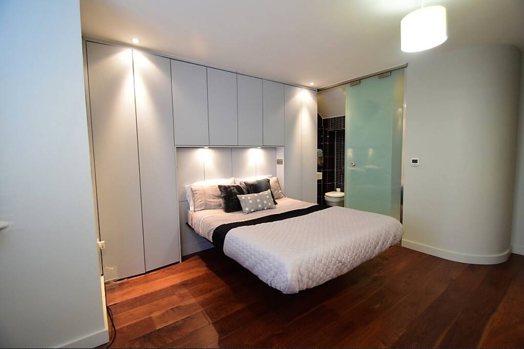 Comfortable memory foam mattress.