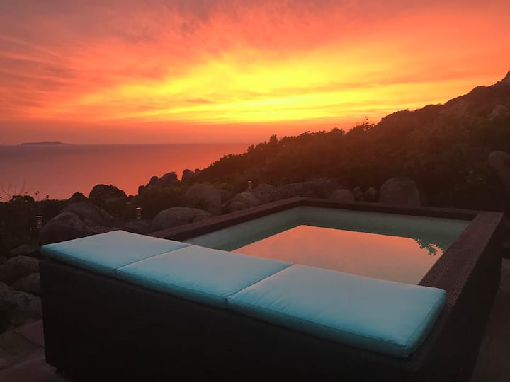 Air Cond Villa in Costa Paradiso Mini Pool Jacuzzi