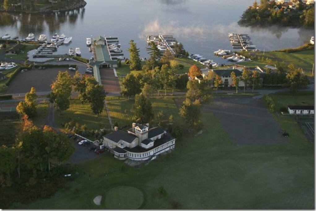 Next to marina and on Millionaire's Row