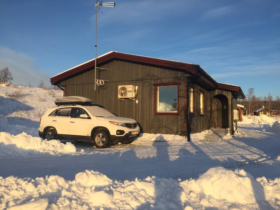 Vinterbild på stugan