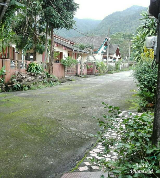หน้าบ้านพัก