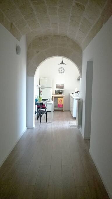 Ingresso con volte a tufo
