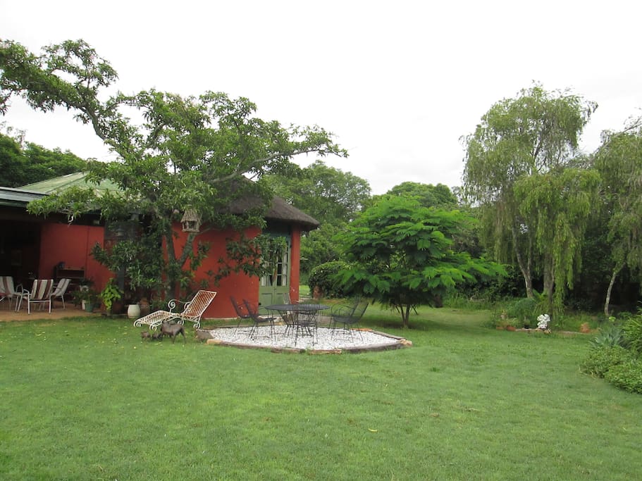 Beautiful green lawns now the rains have come.
